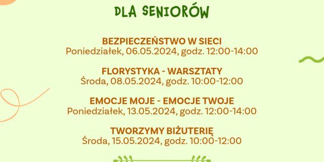 Majowe szkolenia