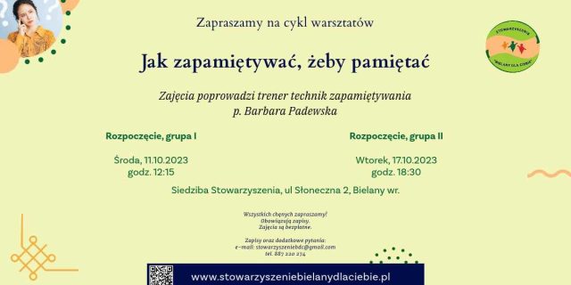 „Jak zapamiętywać, żeby pamiętać”