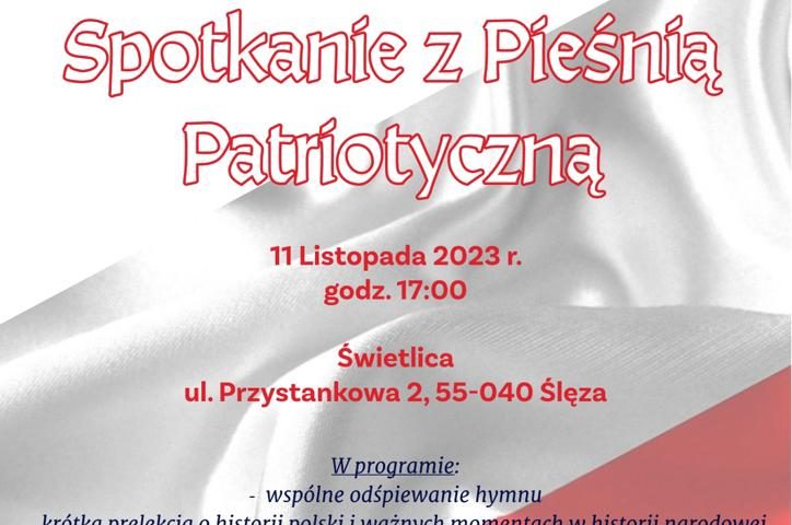 11 Listopada – Spotkanie z Pieśnią Patriotyczną